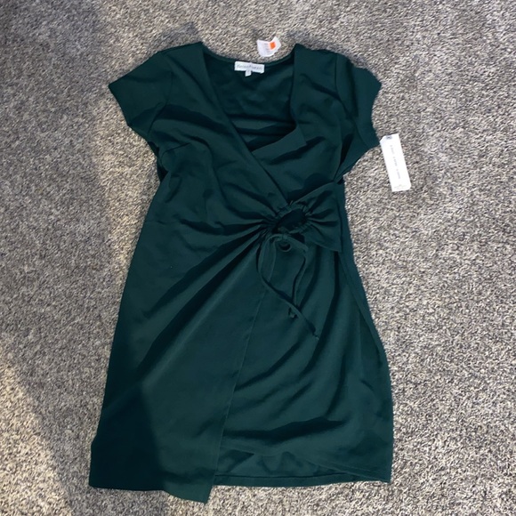 Hunter Green Short sleeve Dress Size 2X - Picture 3 of 8